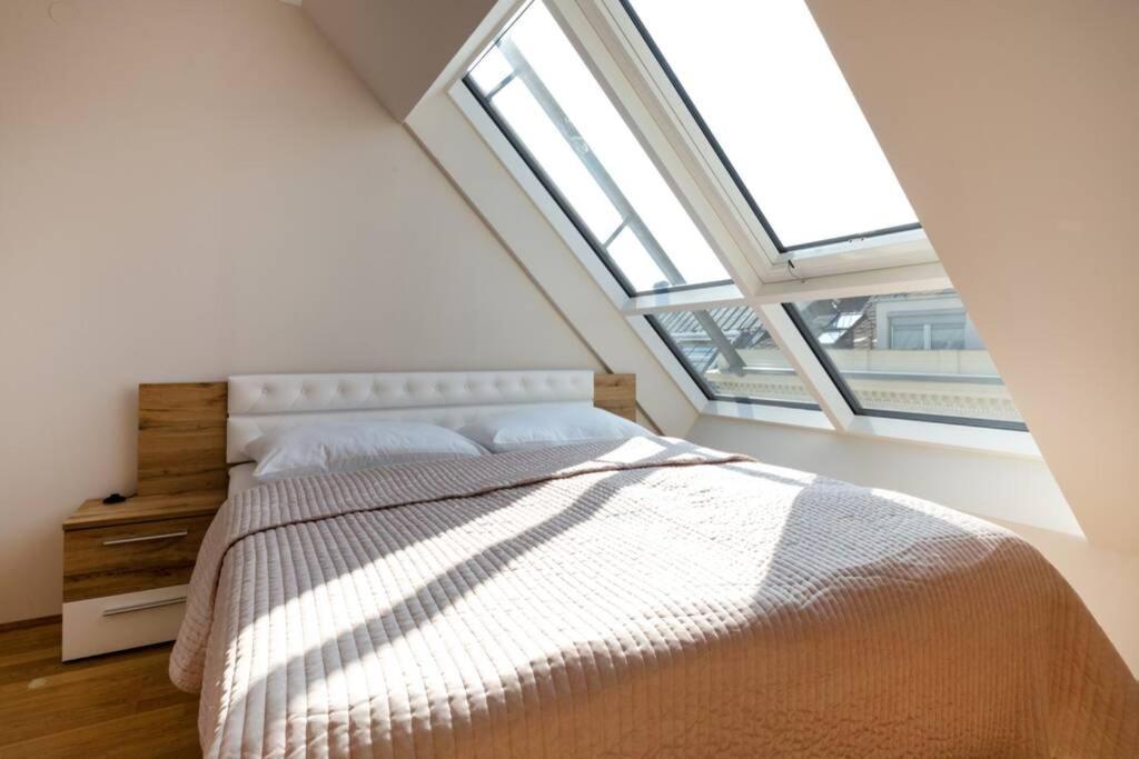Großes Penthouse #12 Mit Terrasse Und Aussicht Apartment Wien